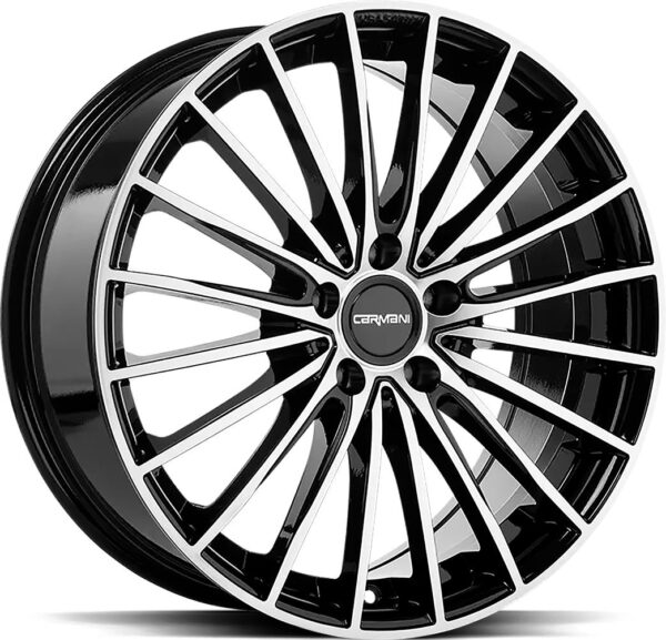 CARMANI Karl Black Pol 8x19 5/112 ET43 CB66,6 60°