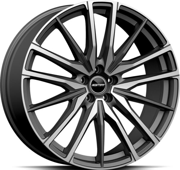 GMP Coventry Matt Anthracite Diam 9,5x21 5/120 ET49 CB72,6 Flat