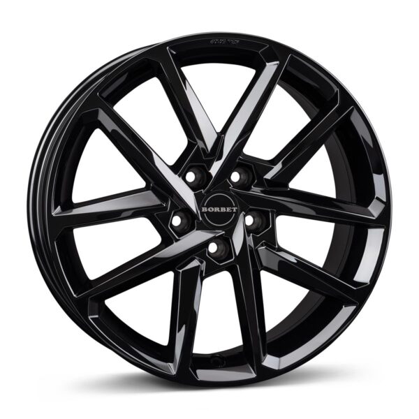 BORBET N Black Gloss 7x17 4/108 ET37 CB72,5 60°