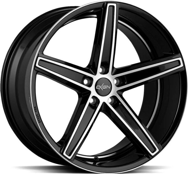OXIGIN Concave Black full Pol 10,5x21 5/130 ET52 CB71,6 R14