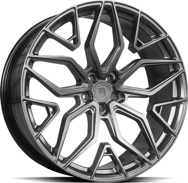 R-SERIES R17 Hyper Silv Black 10x23 5/112 ET20 CB66,6 60°