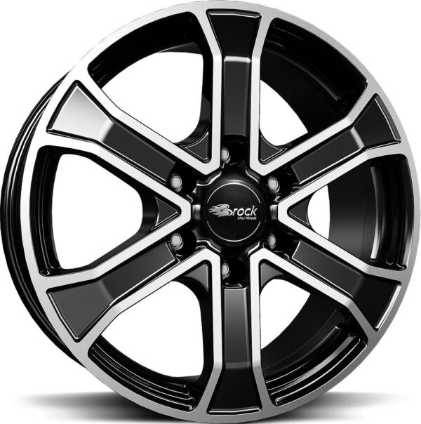 BROCK RC31 Black Full Pol 7x17 6/120 ET45 CB74,6 60°
