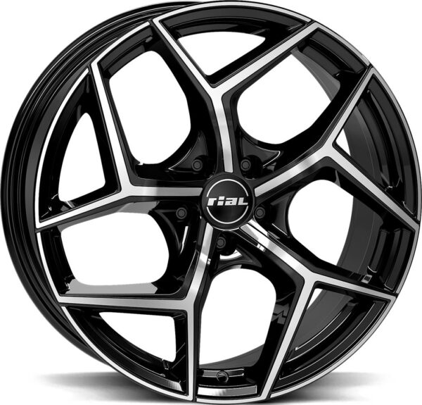 RIAL Salento Diam Black Pol 8x19 5/114,3 ET50 CB70,1 60°