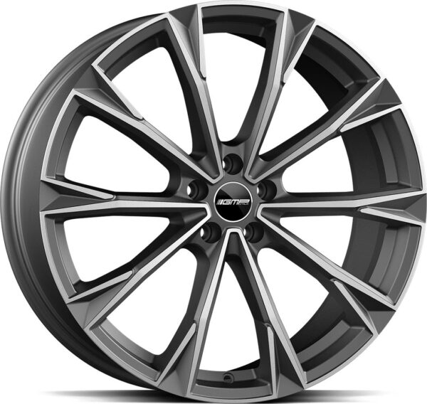 GMP Totale Matt Anthracite Diam 11,5x22 5/130 ET22 CB71,6 R14