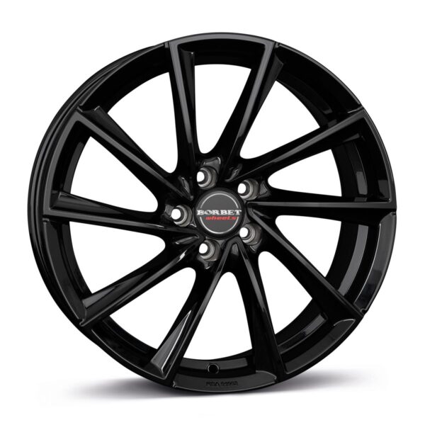 BORBET VTX Black Gloss 8,5x19 5/112 ET20 CB66,6 60°