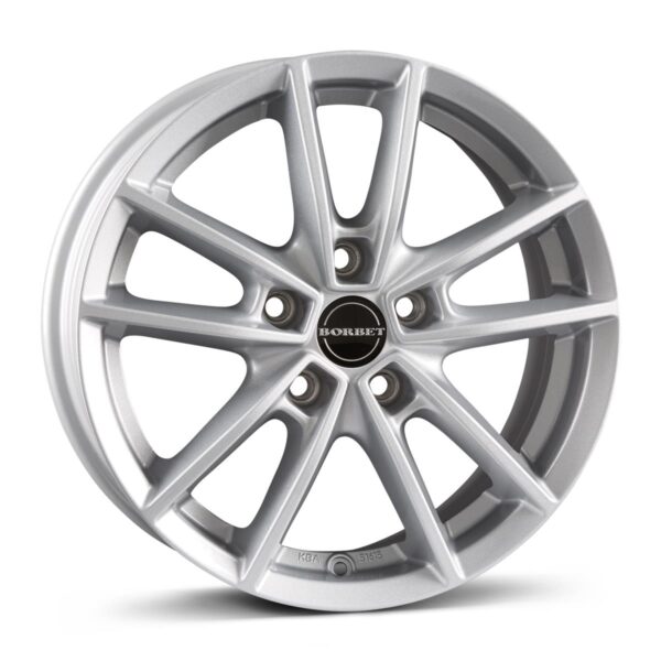 BORBET W Crystal Silv 6,5x16 5/108 ET47.5 CB63,3 60°