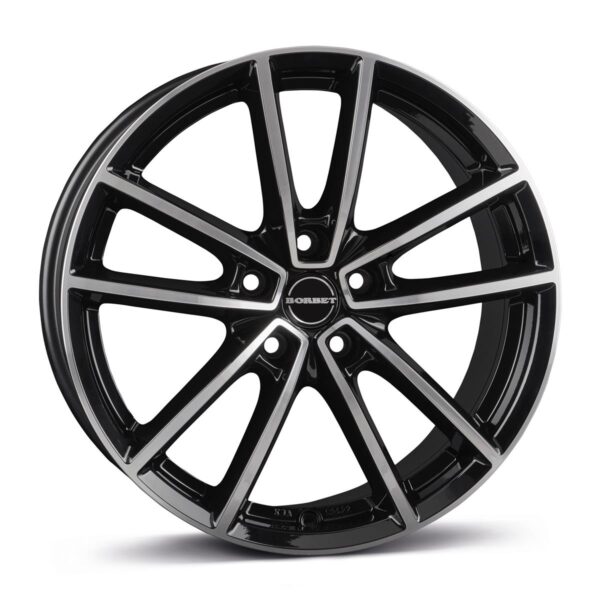 BORBET W Black Pol Gloss 8x19 5/114,3 ET37 CB72,5 60°