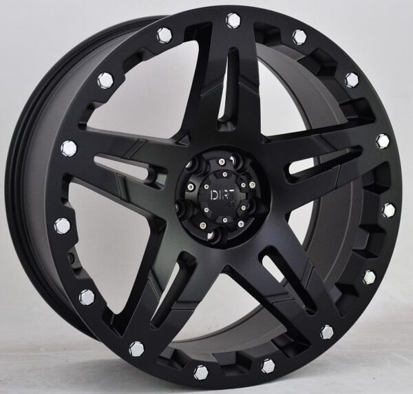 D66 Flatblack 9x17 5/120 ET35 CB74,1 60°