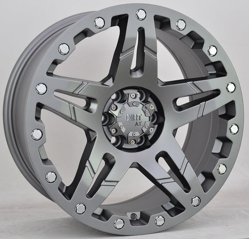 D66 Flatgunmetal. 9x17 6/139,7 ET25 CB106,1 60°