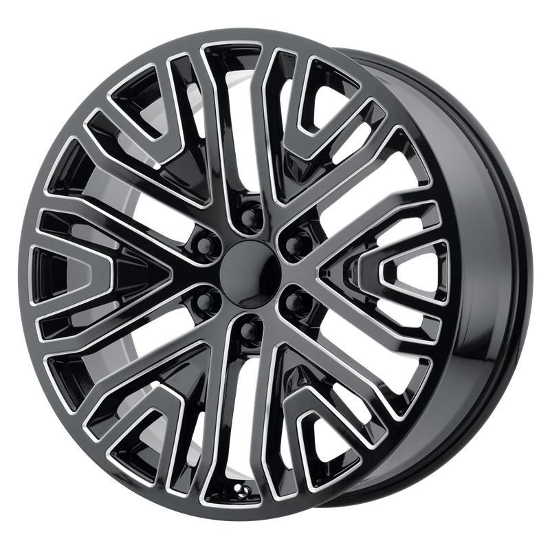 PR197 Gloss Black Milled 9x22 6/139,7 ET28 CB78,1 60°