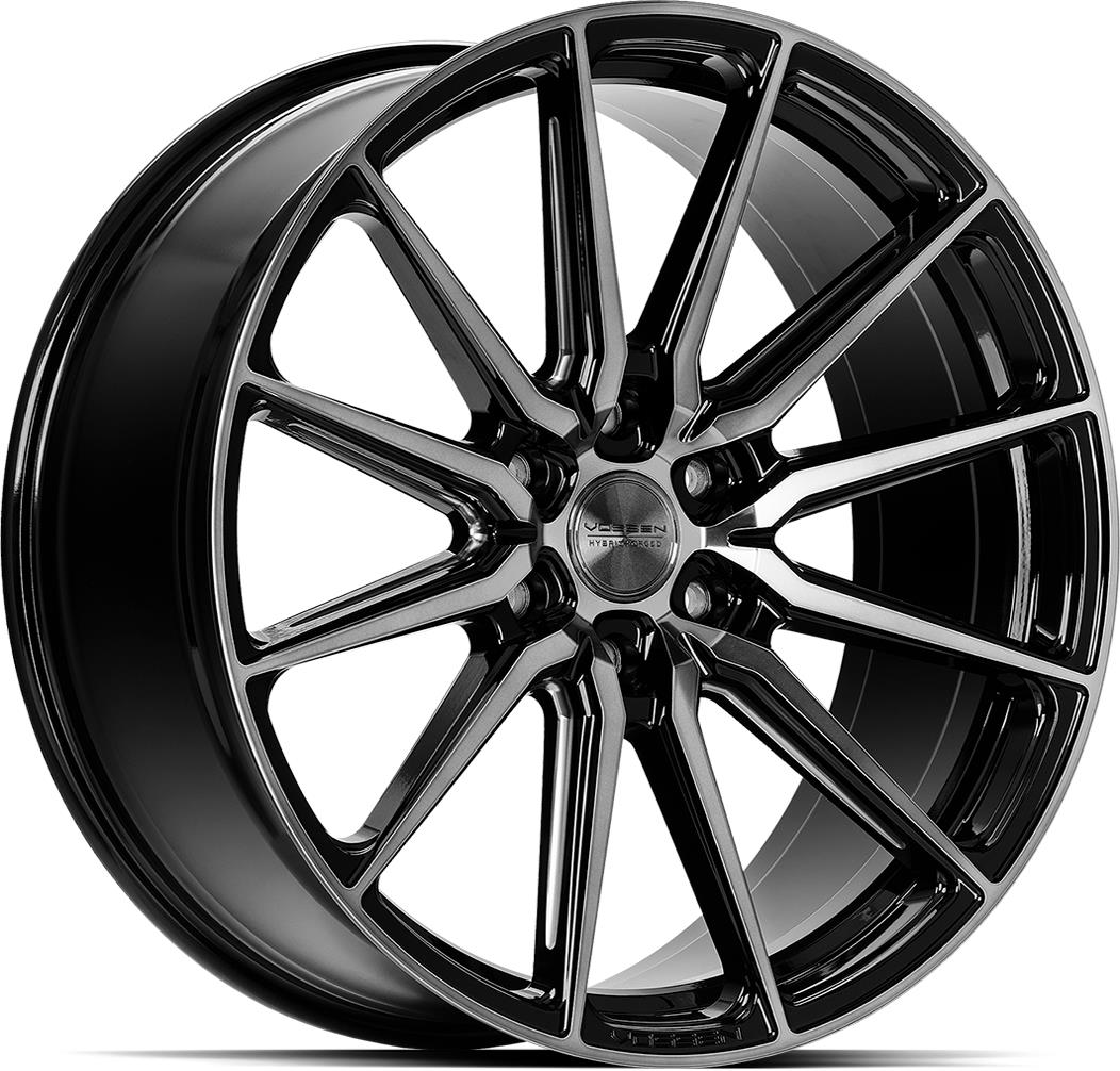VOSSEN HF6.1 Tinted Gloss Black 9,5x22 6/135 ET20 CB87,1 60°