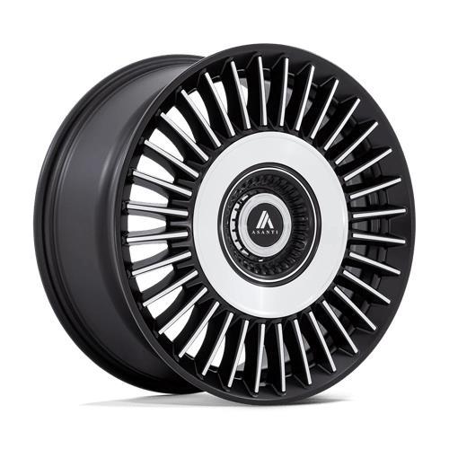 SATIN BLACK BRIGHT MACH FACE 9x22 5/110 ET15 CB65,1 60°