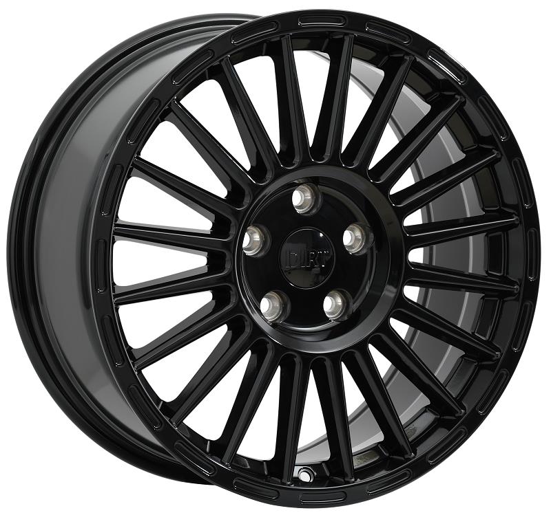 D75 Glossblack 8x18 5/120 ET45 CB74,1 60°