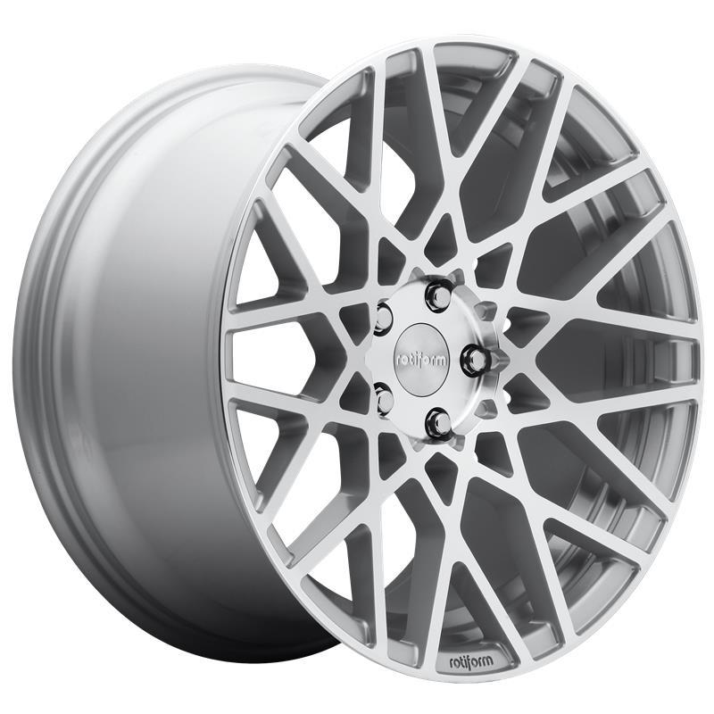 RC110 GLOSS SILVER MACHINED 8,5x18 5/100 ET35 CB57,1 60°