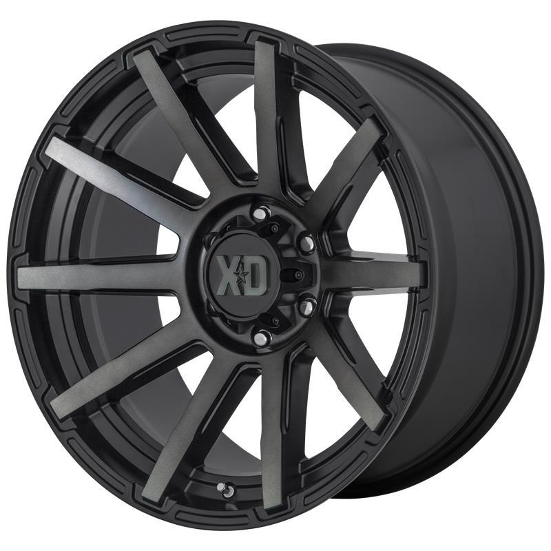 XD847 Satin Black With Gray Tint 10x22 6/139,7 ET-18 CB106,2 60°