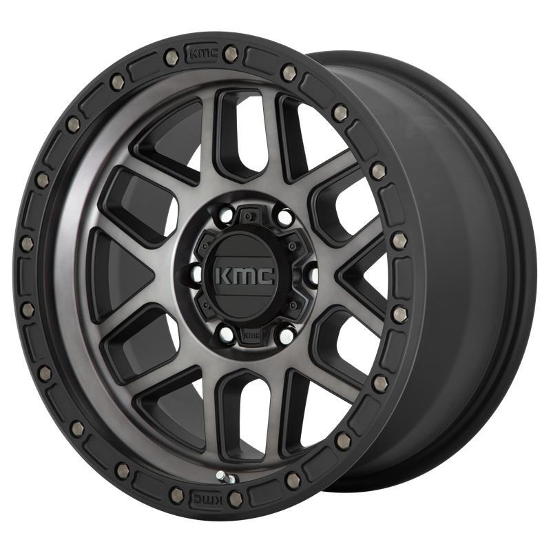 KM544 Satin Black With Gray Tint 9x18 6/139,7 ET18 CB106,2 60°