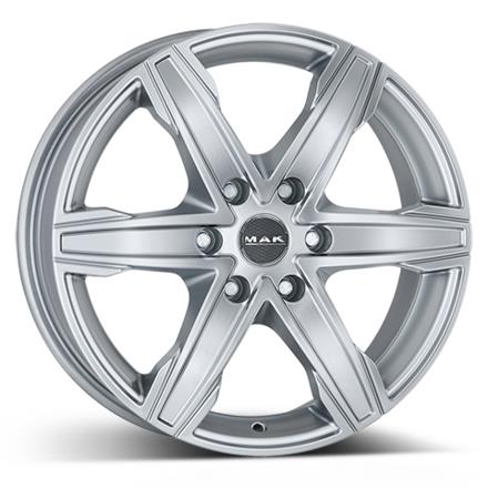 MAK King 6 Silver 6,5x16 6/125 ET50 CB74,1 60°