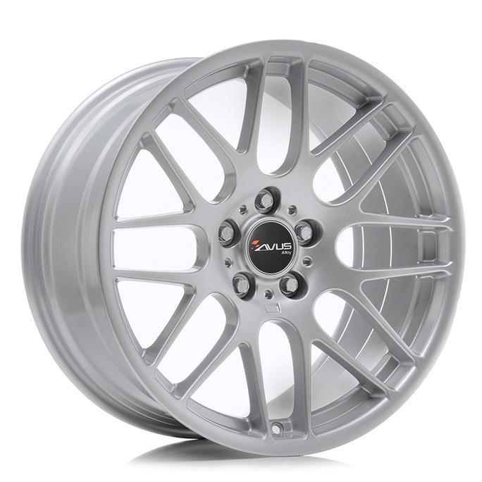 AVUS AC-MB4 Hyper Silver 9x18 5/112 ET44 CB66,7 60°