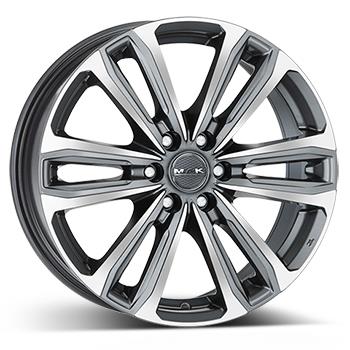 MAK Safari Gun Met-Mirr. 8x18 6/130 ET53 CB84,1 60°