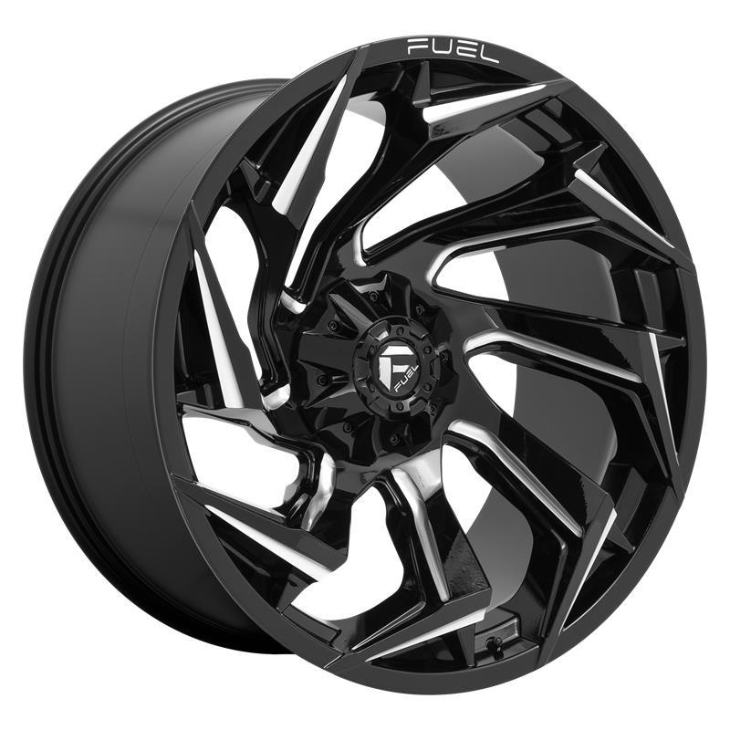 D753 REACTION GLOSS BLACK MILLED 9x20 6/120 ET8 CB67,1 60°