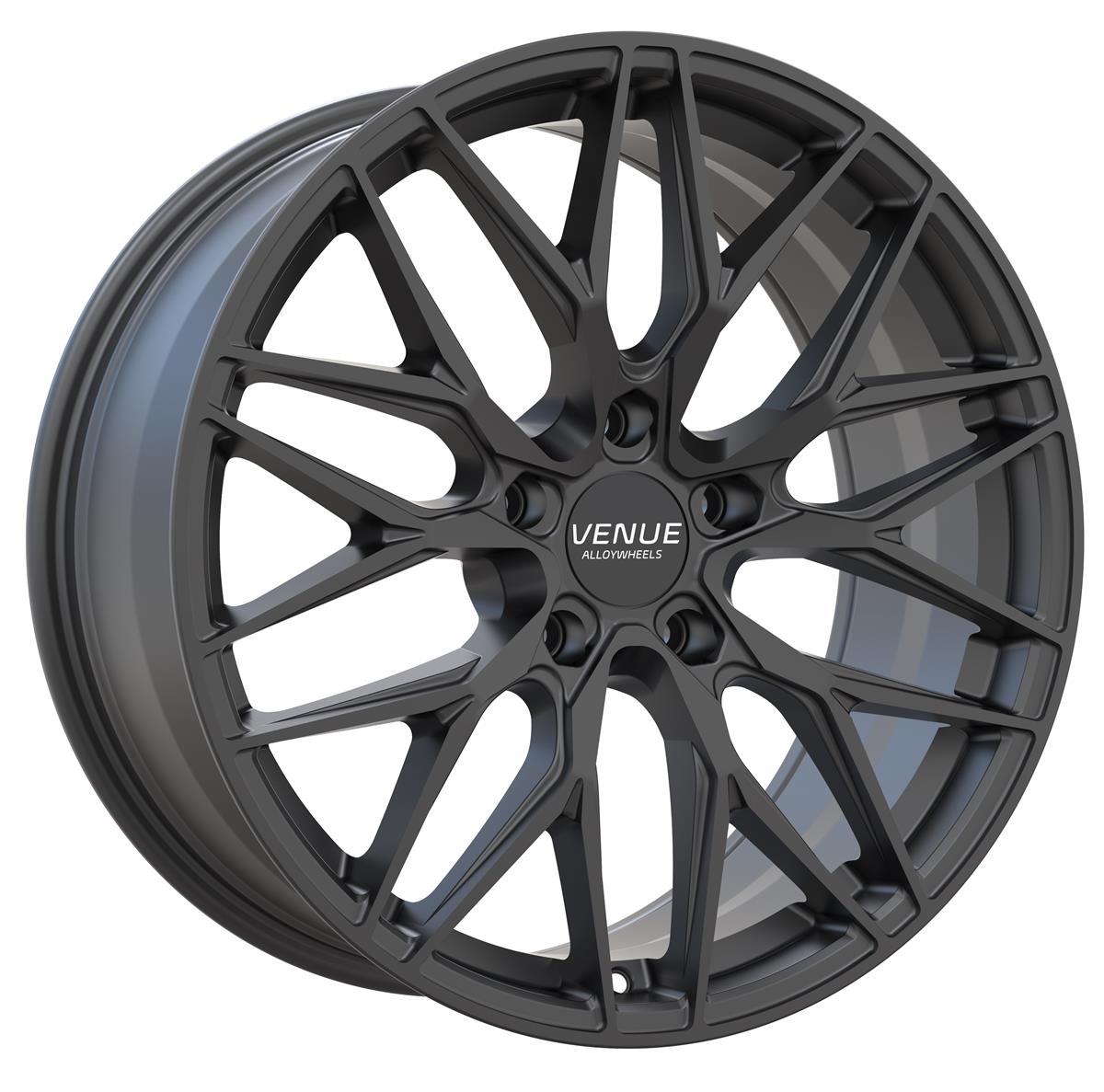 Venue VS10 Matt Black 9x20 5/108 ET42 CB63,4 60°