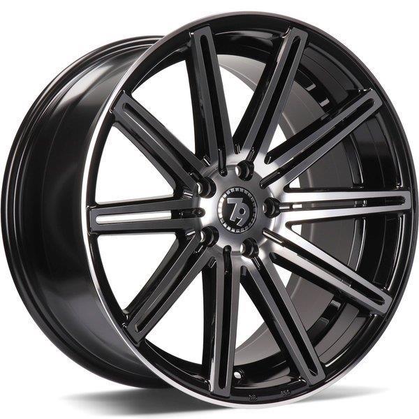 SV-M Black Front Polished 9,5x19 5/112 ET38 CB66,5 60°