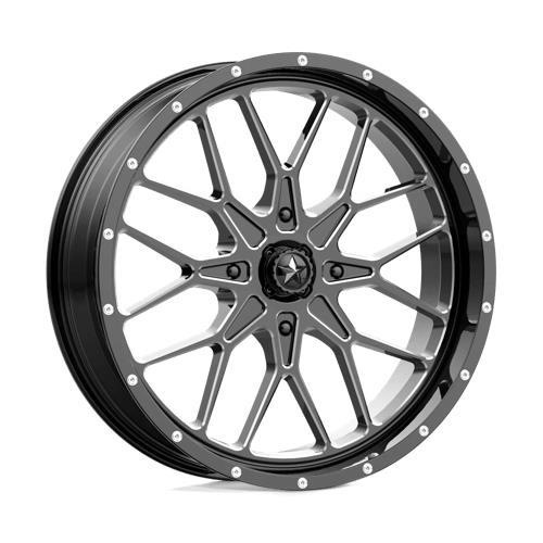 M45 PORTAL GLOSS BLACK MILLED 7x18 4/110 ET0 CB86,0 60°