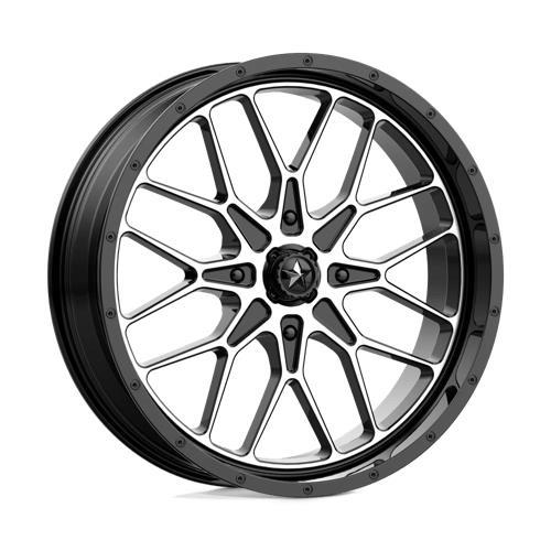M45 PORTAL GLOSS BLACK MACHINED 7x18 4/110 ET0 CB86,0 60°