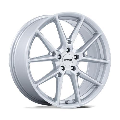 PE002 P1E GLOSS SILVER 8x17 5/110 ET40 CB72,6 60°