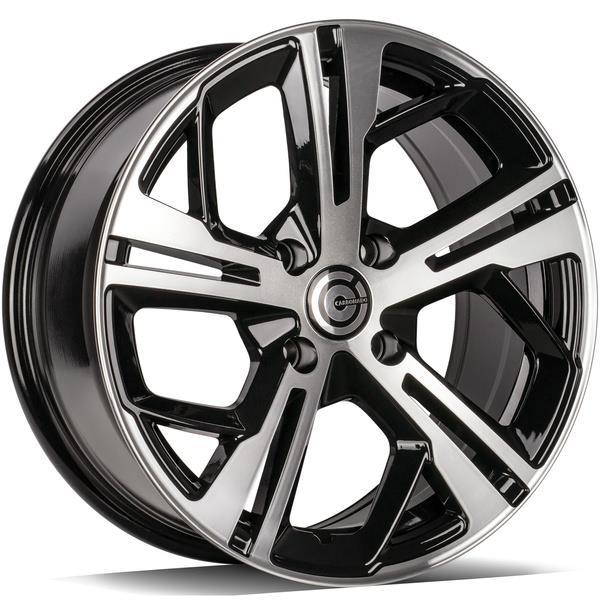 Angers Black Front Polished 7x16 4/108 ET20 CB65,1 60°