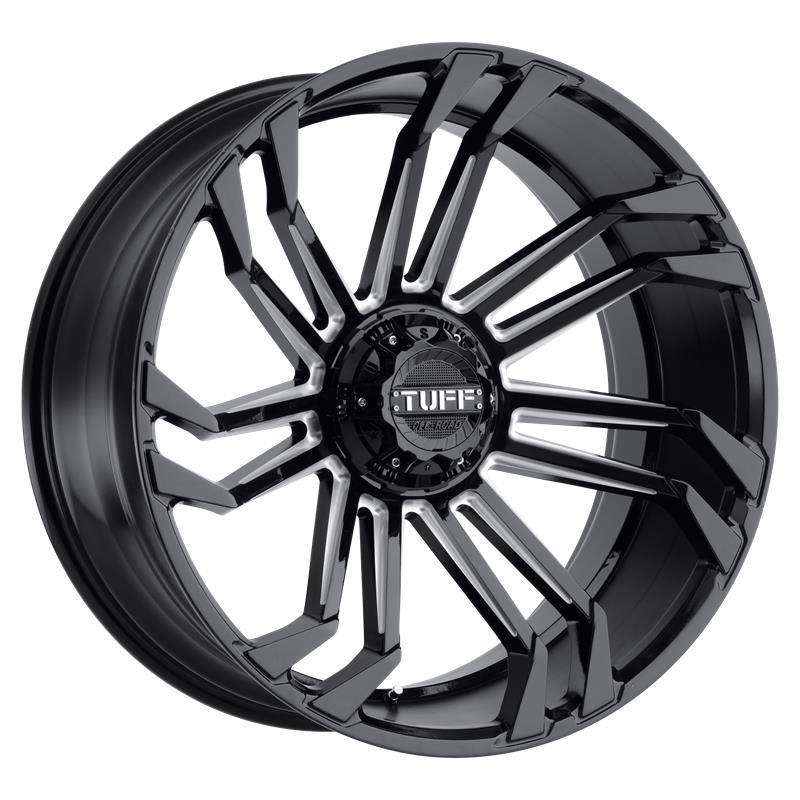 GLOSS BLACK W/ MILLED SPOKES 10x20 5/150 ET-23 CB110,1 60°