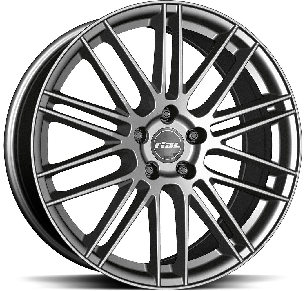 RIAL KiboX Metal Grey 9x20 5/130 ET52 CB71,6 R14