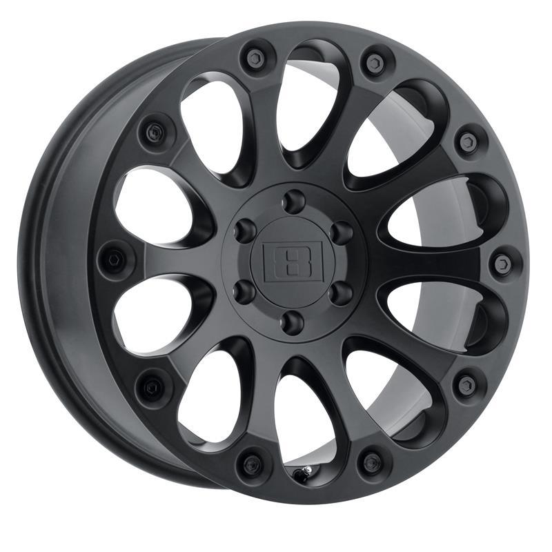 IMPACT MATTE BLACK 8,5x16 6/132 ET12 CB74.5 60°