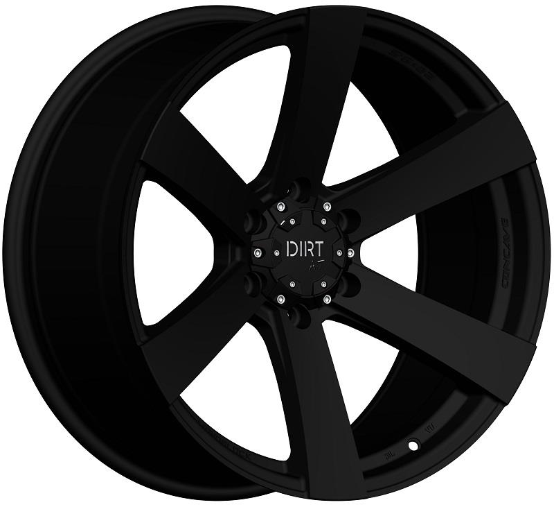 D91 Flatblack 8,5x17 6/139,7 ET18 CB106.1 60°