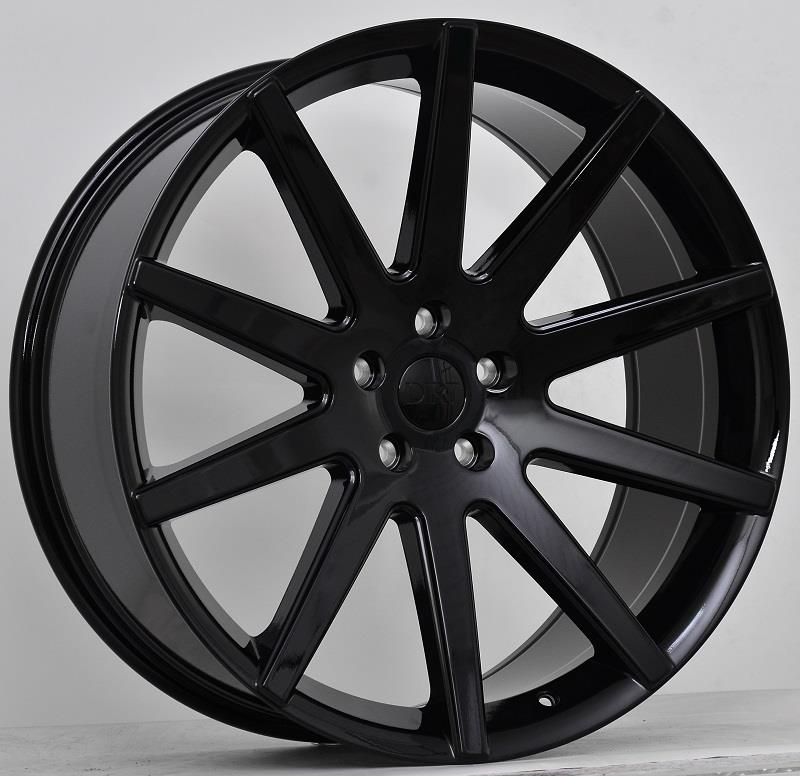 D54 Glossblack 9,5x22 5/139,7 ET17 CB78.1 60°