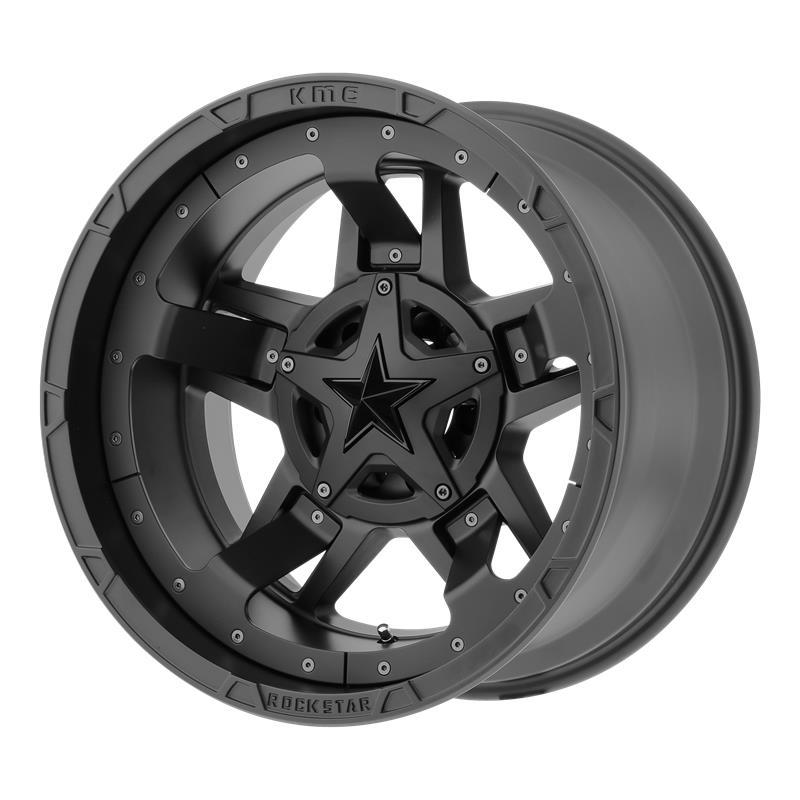 XD827 Matte Black 9x17 5/127/135 ET-12 CB87.1 60°