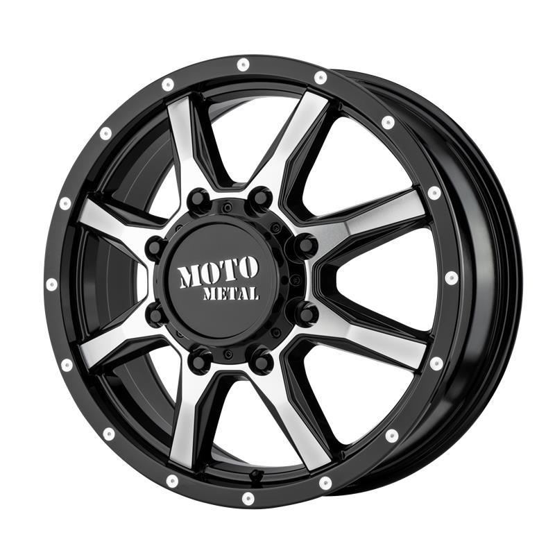 MO995 Gloss Black Machined - Front 8,25x20 8/210 ET127 CB154.3 60°