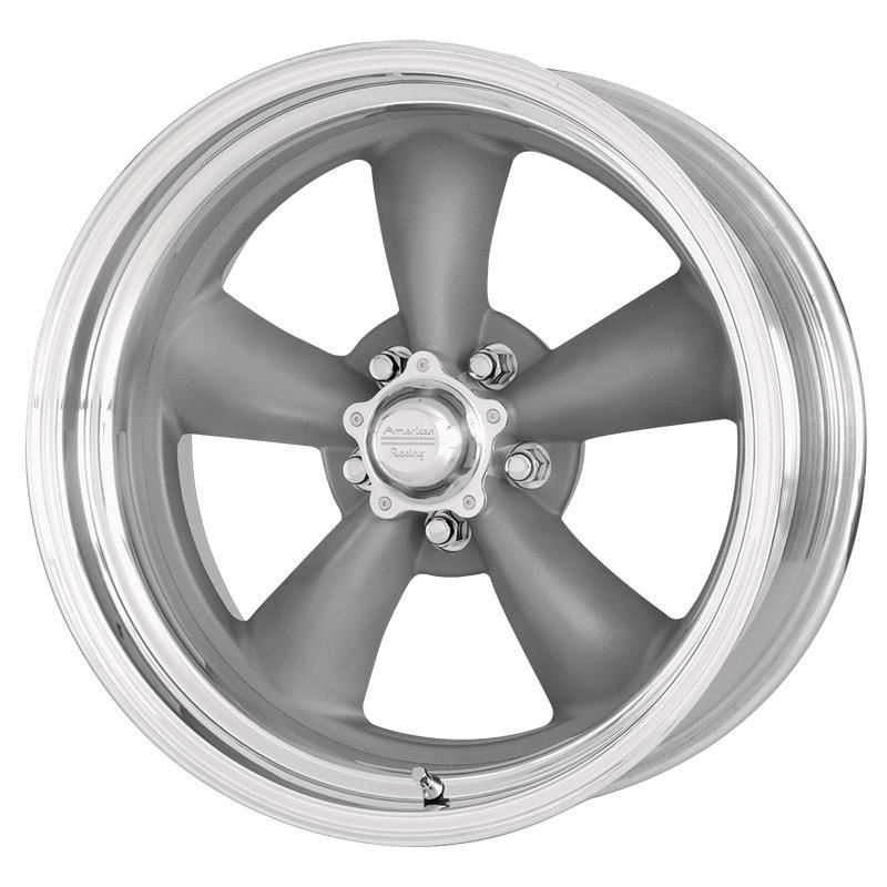 VN215 Mag Gray Machined Lip 11x22 5/114,3 ET18 CB83.1 60°