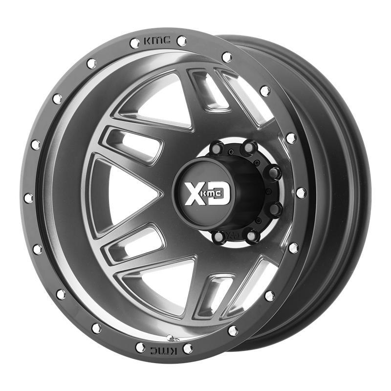 XD130 Matte Gray Black Ring 8,25x20 8/165,1 ET127 CB125.5 60°