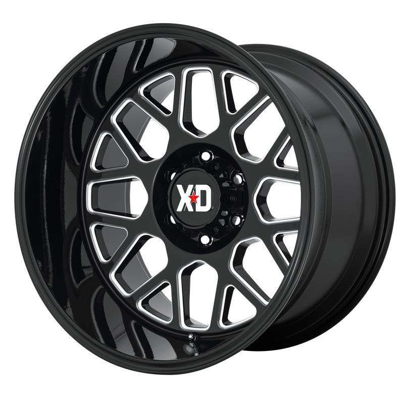 XD849 Gloss Black Milled 9x20 6/139,7 ET0 CB106.1 60°