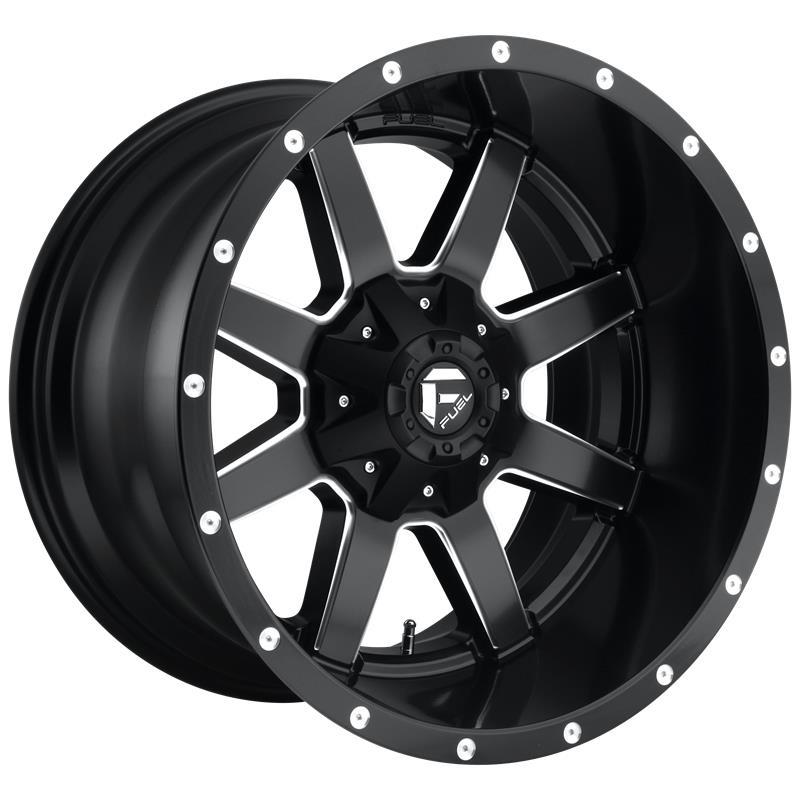 FC538 MATTE BLACK MILLED 10x20 5/127/135 ET-18 CB87.1 60°