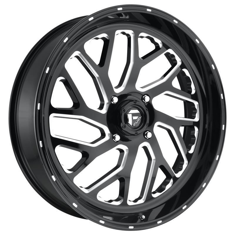 FC581 GLOSS BLACK MILLED 8,25x22 8/200 ET105 CB142.0 60°