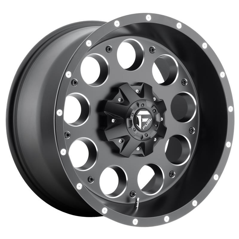 FC525 MATTE BLACK MILLED 8x16 5/114,3/127 ET1 CB72.6 60°