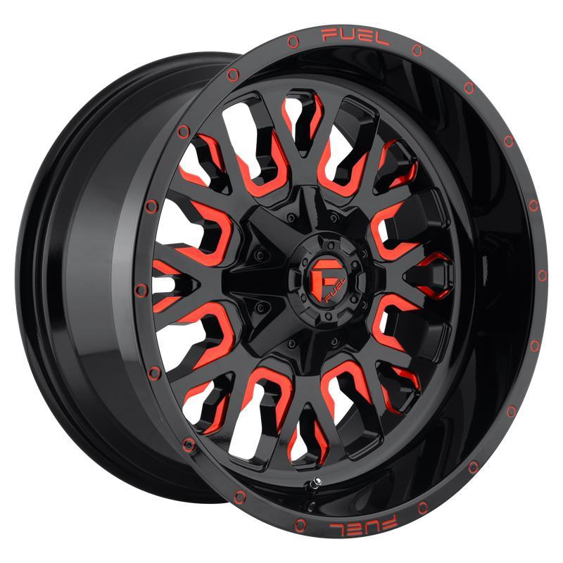 FC612 GLOSS BLACK RED TINTED CLEAR 9x17 5/114,3/127 ET-12 CB78.1 60°