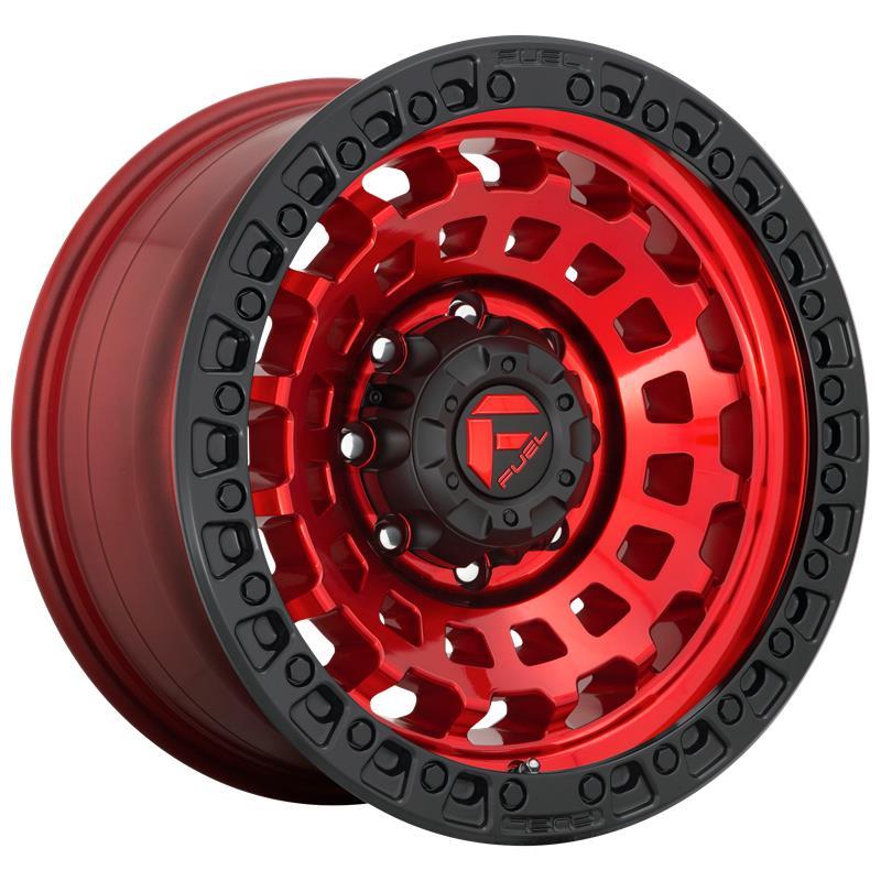 FC632 CANDY RED BLACK BEAD RING 9x18 5/127 ET-12 CB71.5 60°