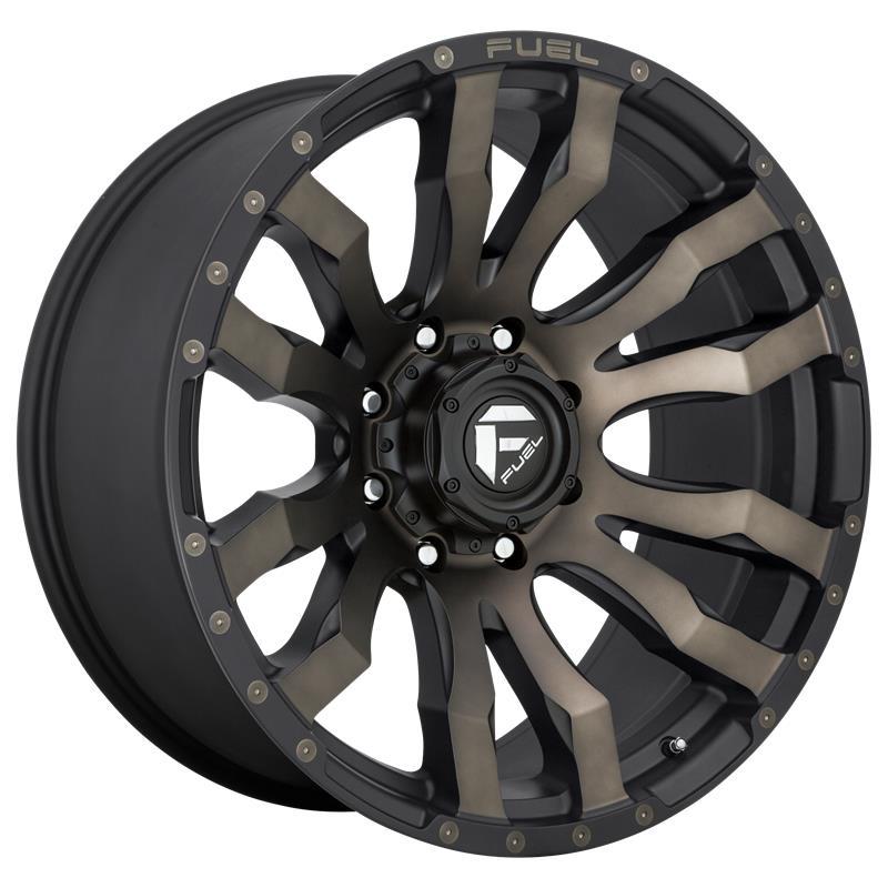 FC674 MATTE BLACK DOUBLE DARK TINT 10x20 5/127 ET-18 CB71.5 60°