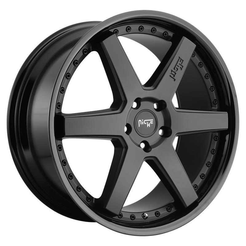 NC192 GLOSS BLACK MATTE BLACK 10,5x20 5/115 ET20 CB71.5 60°