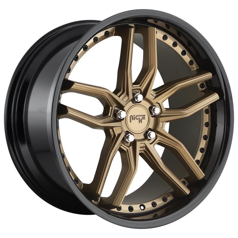 NC195 MATTE BRONZE BLACK BEAD RING 9,5x19 5/112 ET48 CB66.5 60°