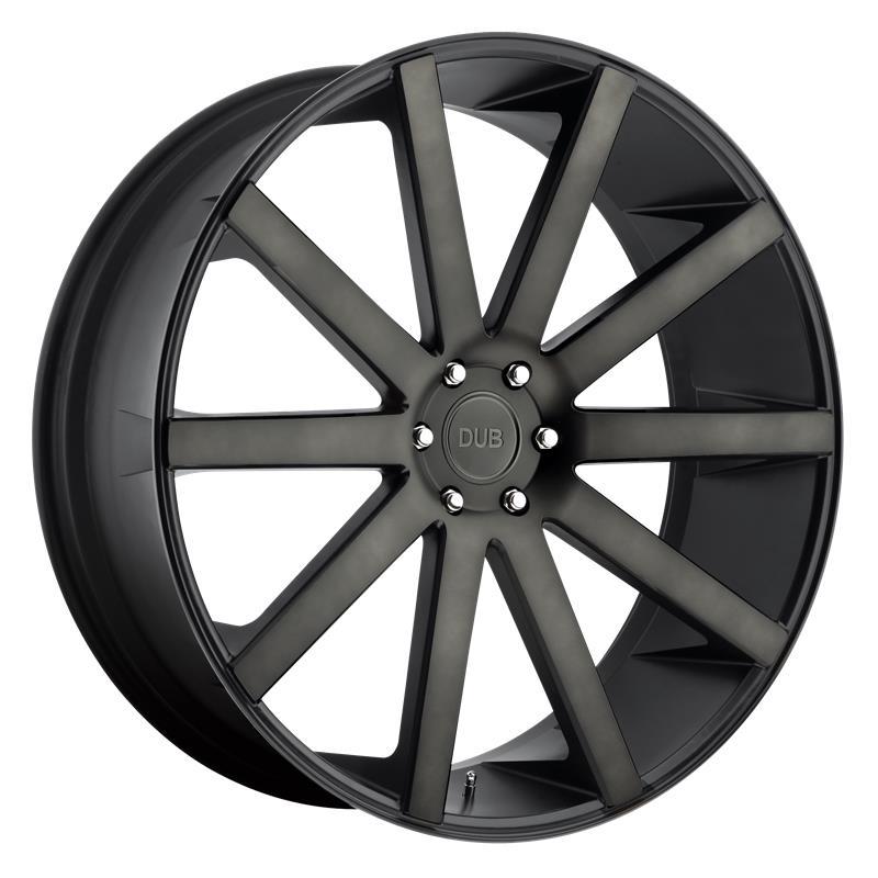DC121 MATTE BLACK DOUBLE DARK TINT 10,5x22 5/127 ET35 CB71.5 60°