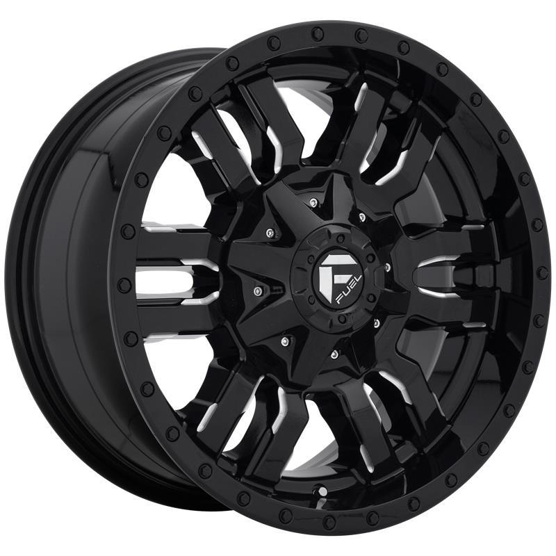 FC595 GLOSS BLACK MILLED 9x18 5/114,3/127 ET1 CB78.1 60°